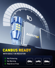 AUXITO aviation-grade aluminum housing texture for durable thermal performance