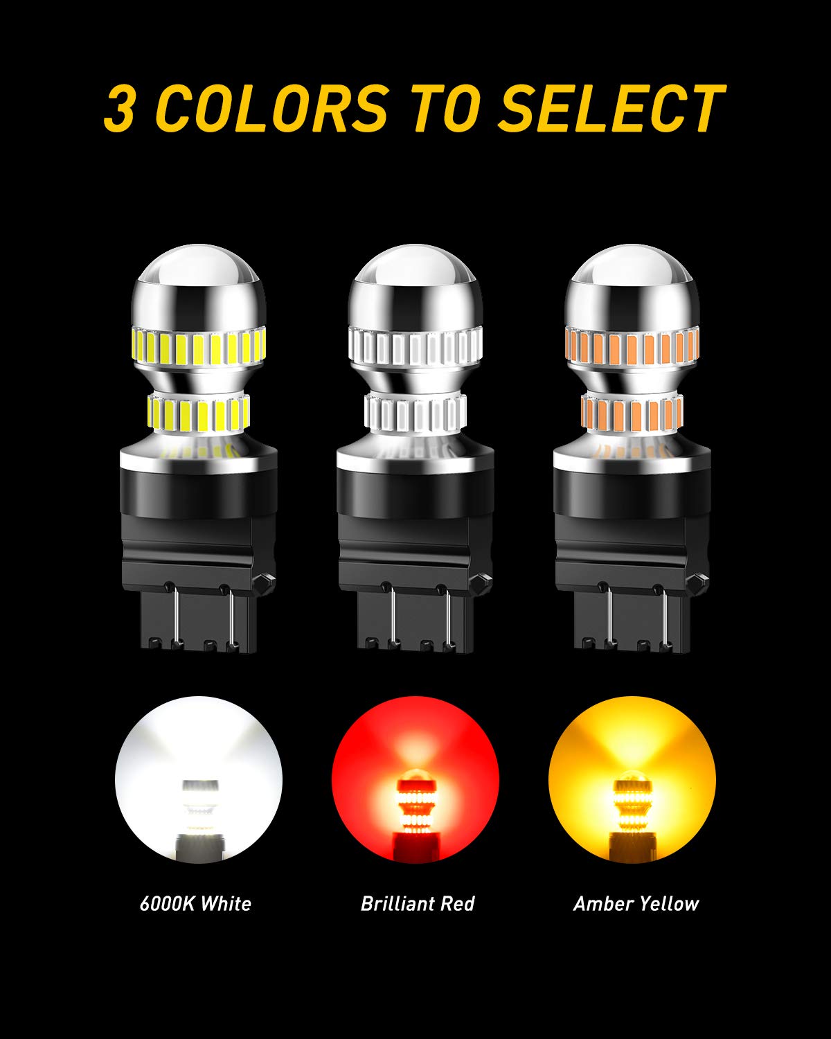 AUXITO two bulbs paired for replacement showing ready‑to‑install convenience