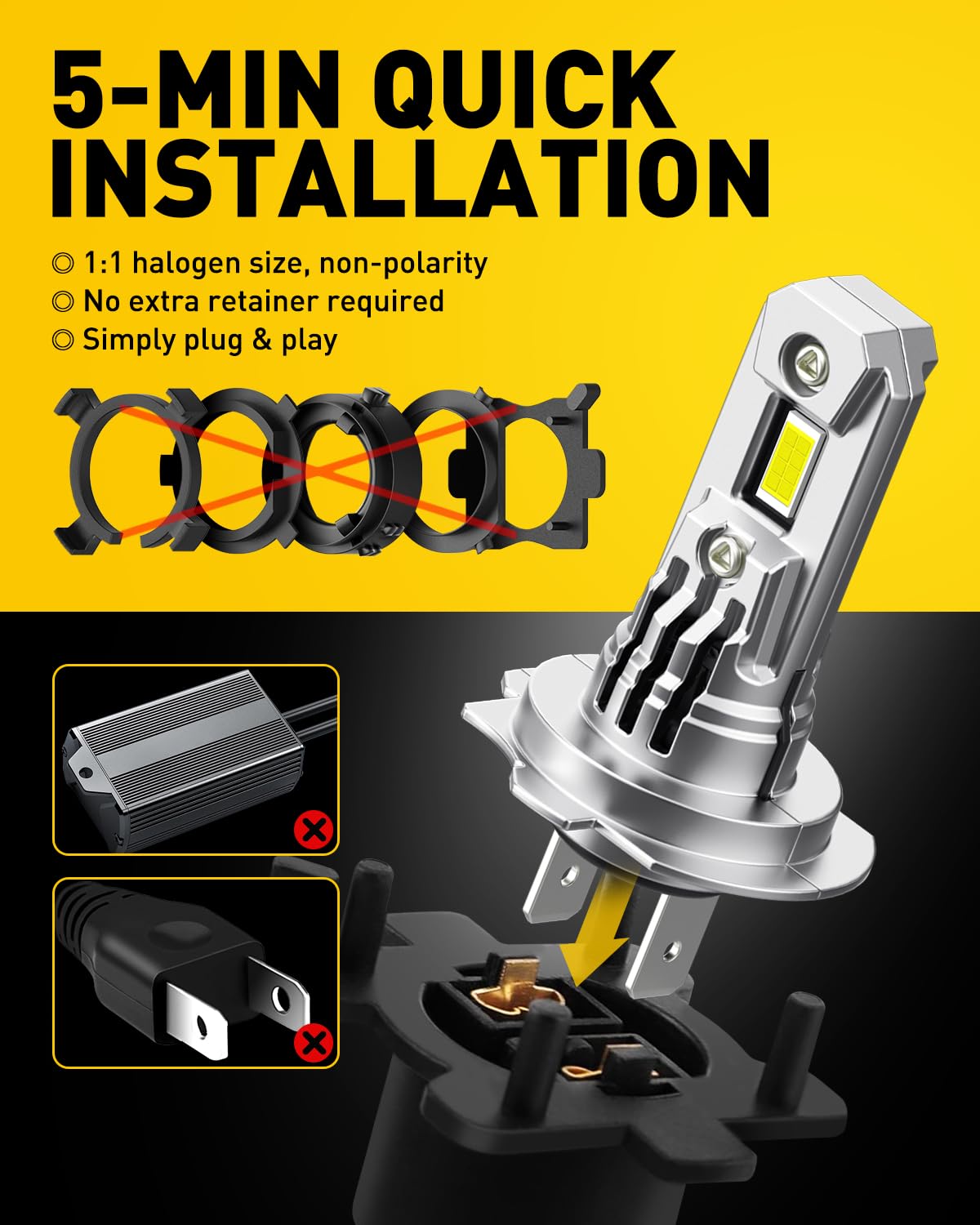 AUXITO cooling fan detail demonstrating faster heat dissipation