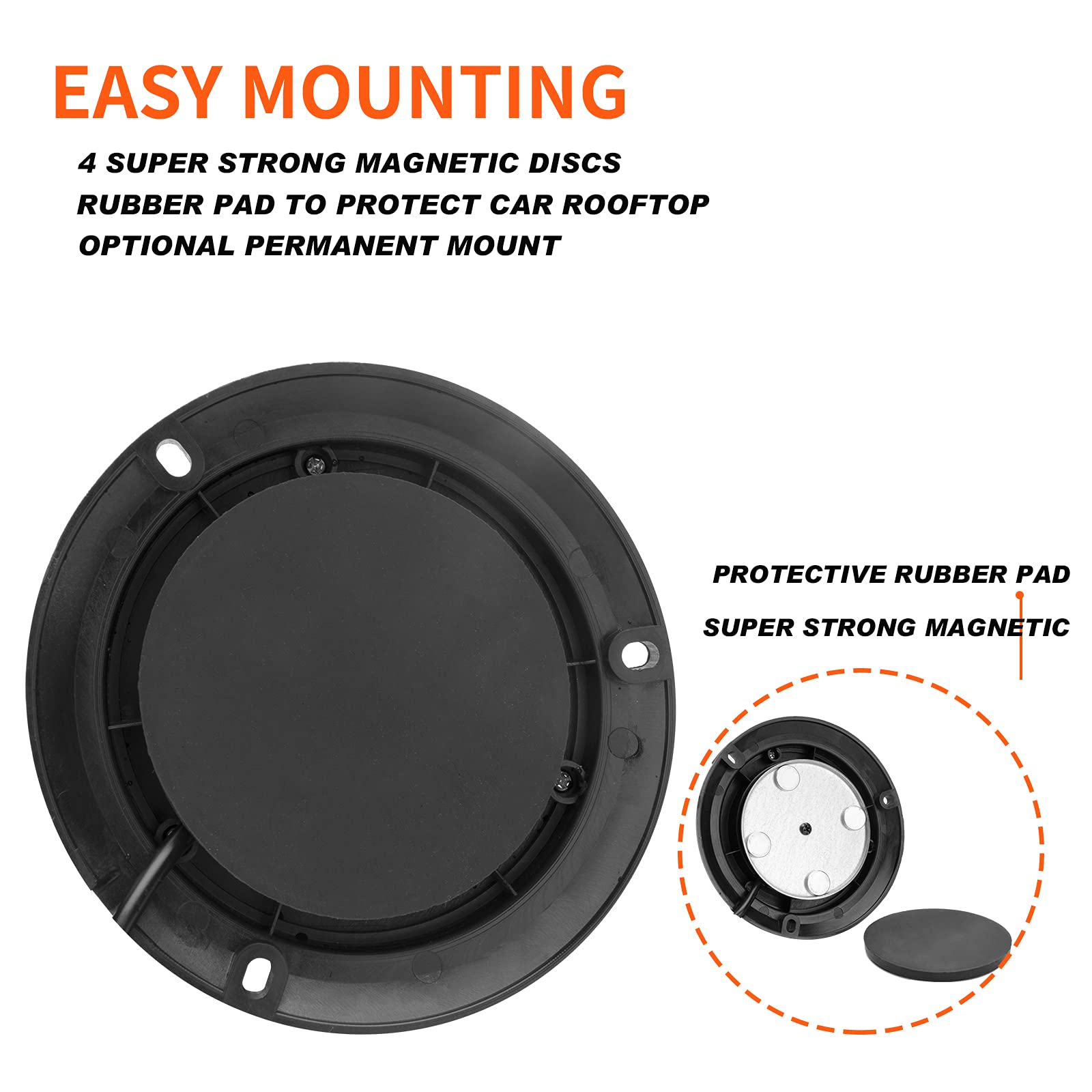 AUXMOTEC mounted on truck roof improving roadside visibility