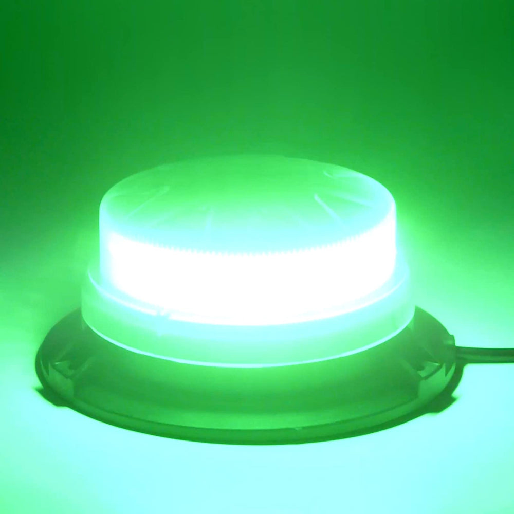 AUXMOTEC beacon shedding rain to show IP65 water resistance benefit