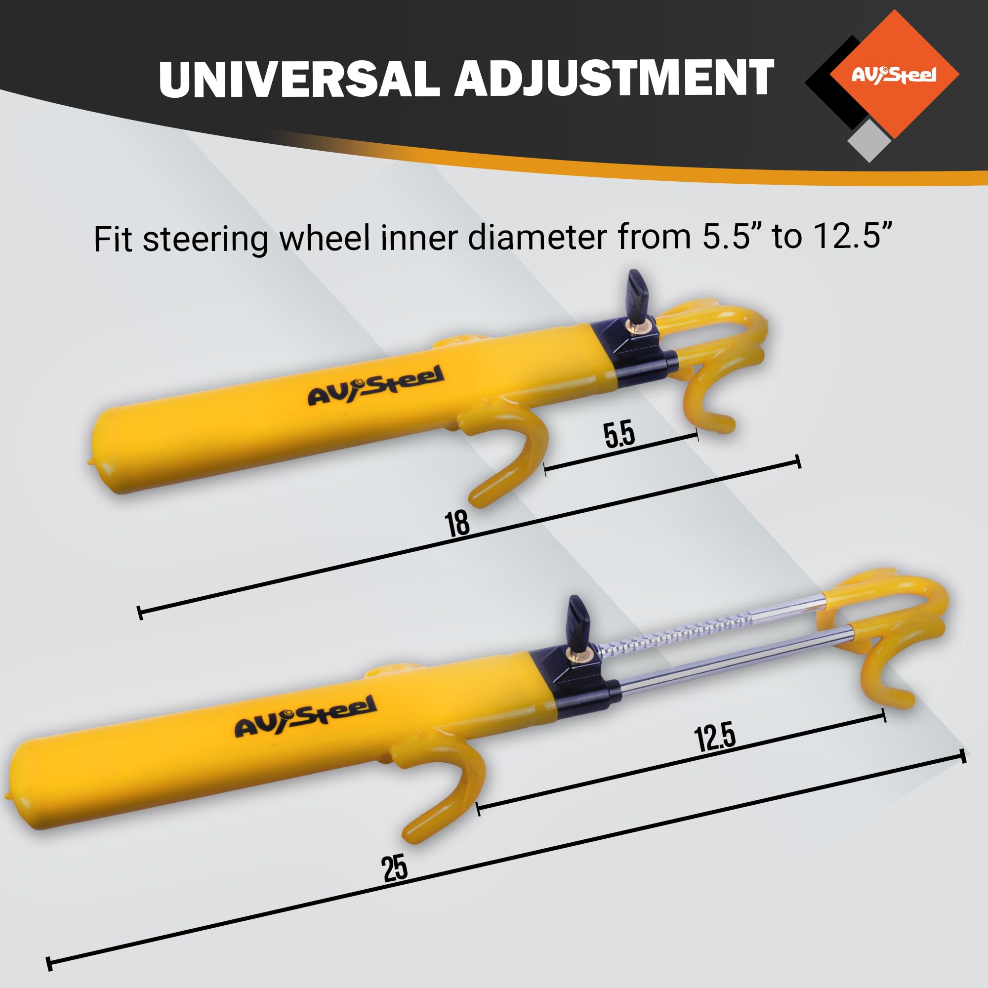 AV Steel close-up of double-row atomic cylinder showing enhanced picking resistance