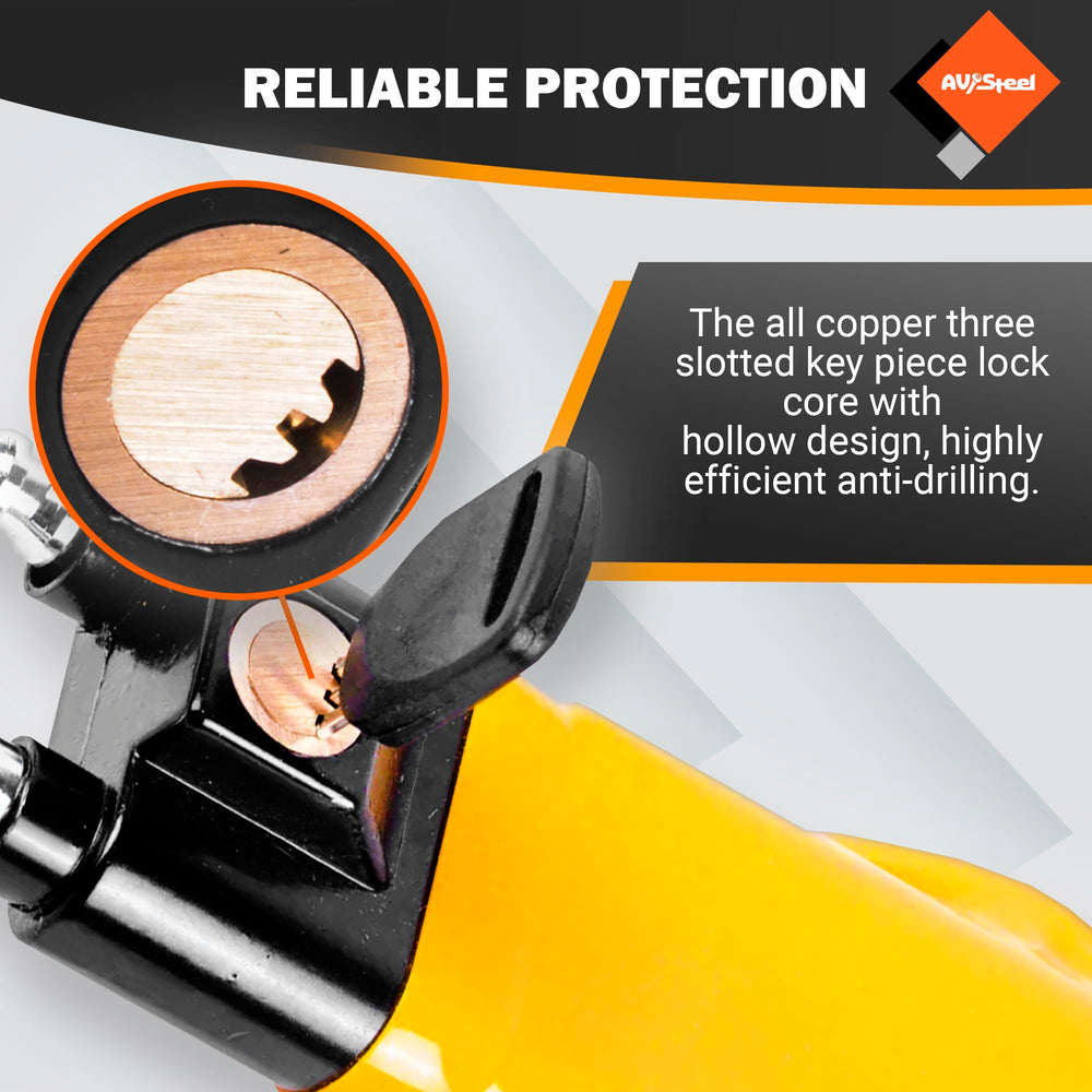 AV Steel installed in an SUV demonstrating easy use and added vehicle security