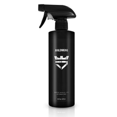 AvalonKing bottle front view showing product label and easy-use design benefit