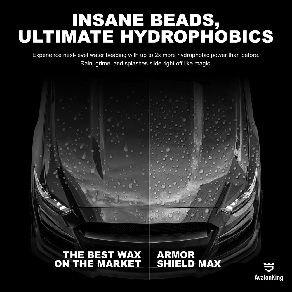 avalonking coating applied to car panel demonstrating durable protective barrier benefit