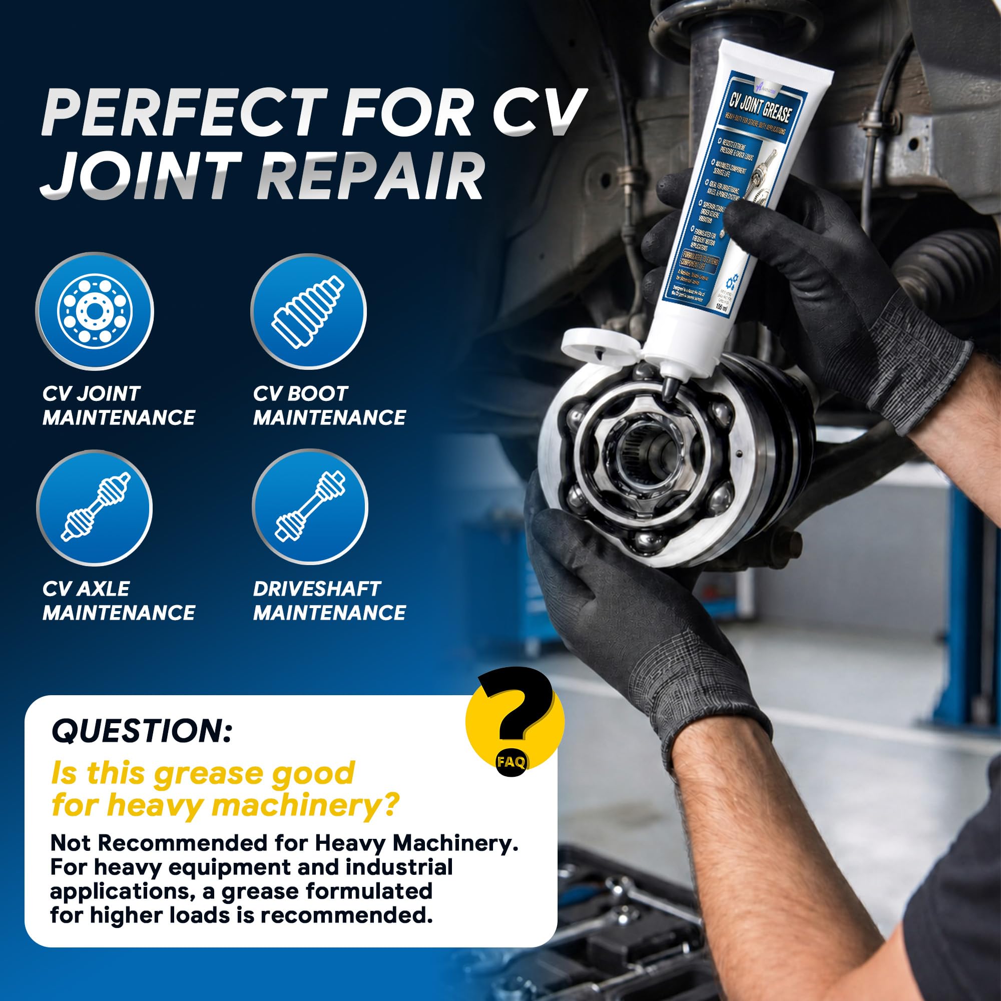 Avenuebool grease inside CV boot during installation protecting components