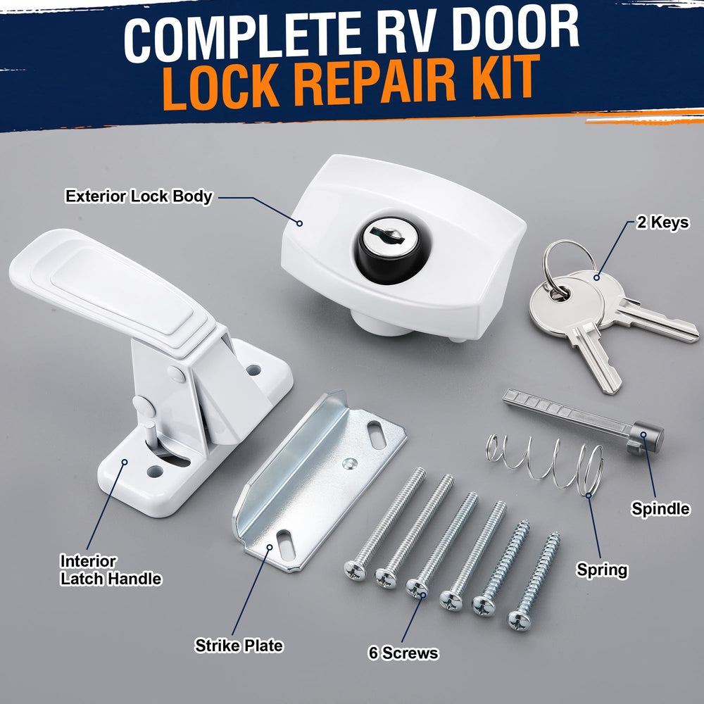 Avenuebool latch installed with person closing door showing convenience benefit