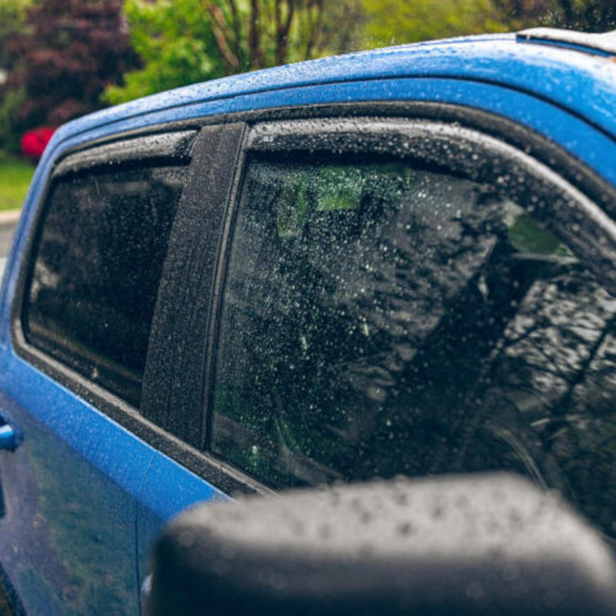 AVS lifestyle image of truck with windows cracked for ventilation and comfort