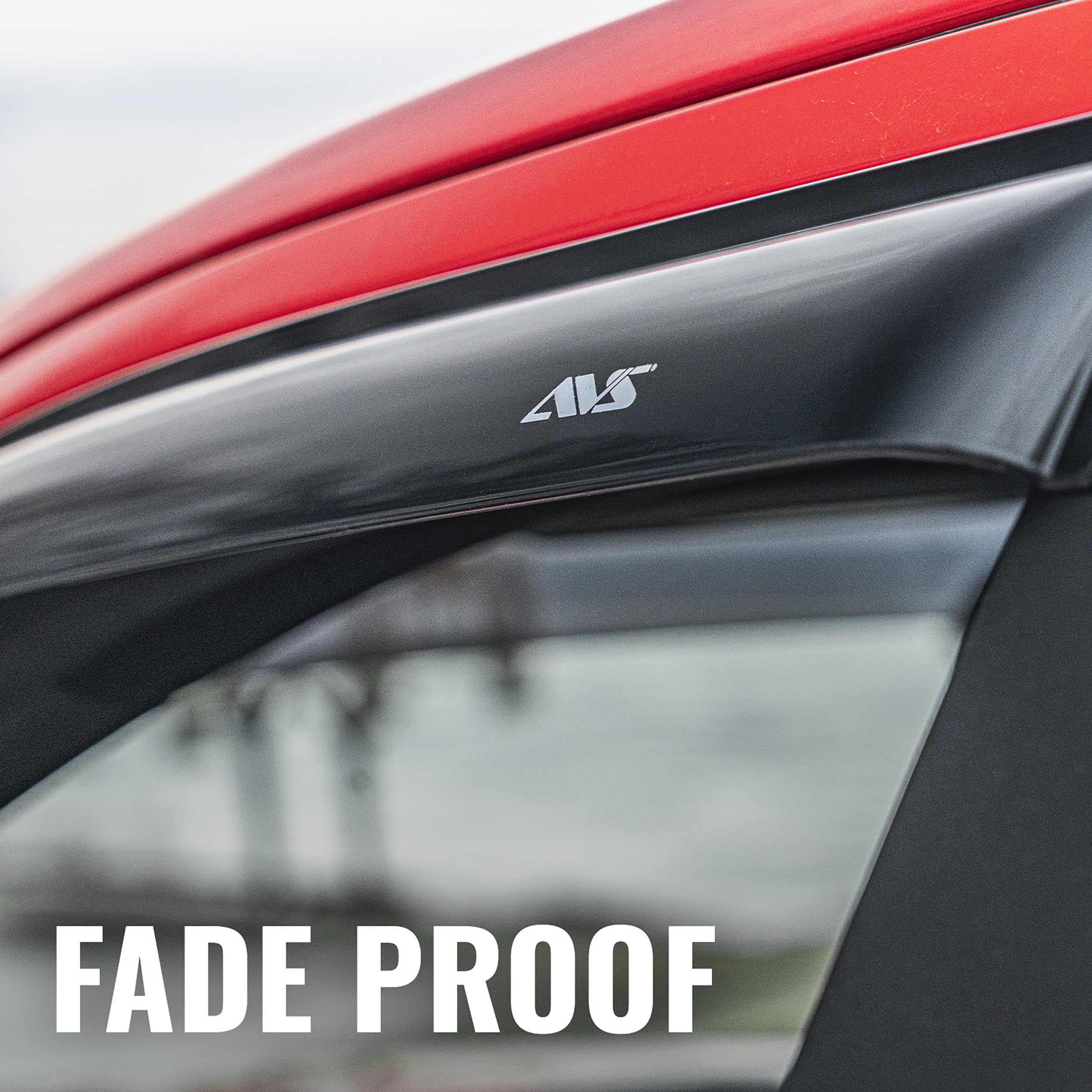 Auto Ventshade ventvisor installed with rain showing ventilation without water entry