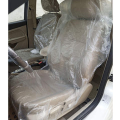 awagas in use by mechanic protecting car seat from grease and dust during service