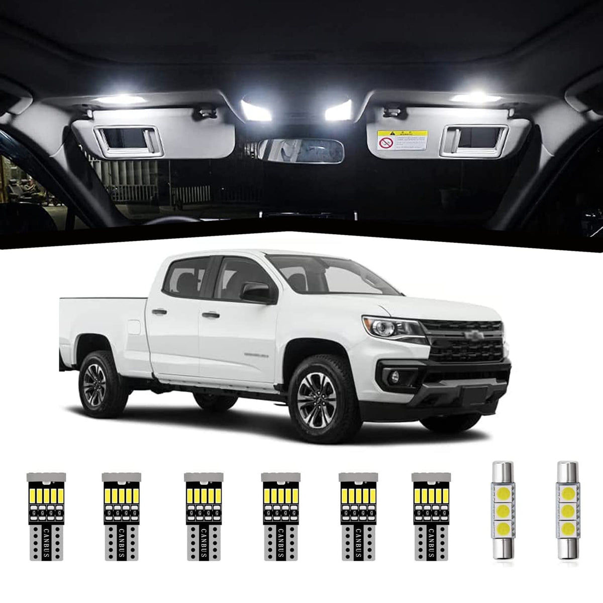 AWALITED front packaging showing full 13-piece kit and vehicle compatibility benefit