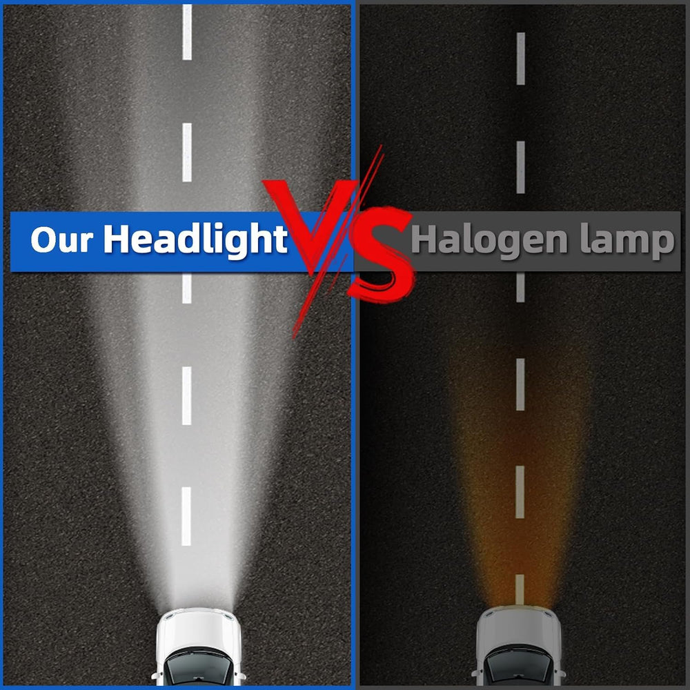 AWALITED low beam on road showing improved contrast and clearer night vision