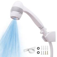 Awelife front view handshower showing compact design and easy grip for better control