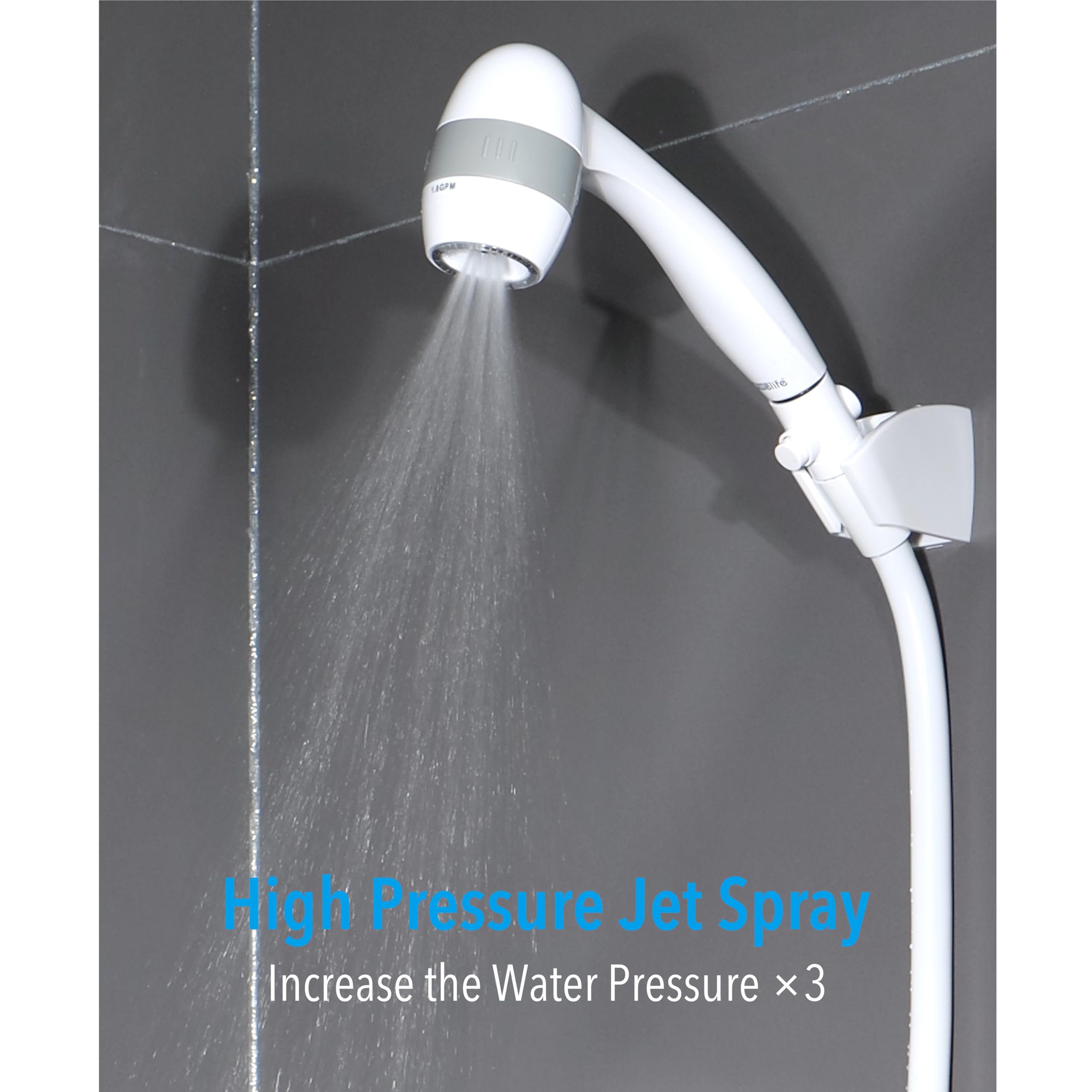 Awelife 60-inch kink-free hose closeup illustrating flexibility and leak resistance