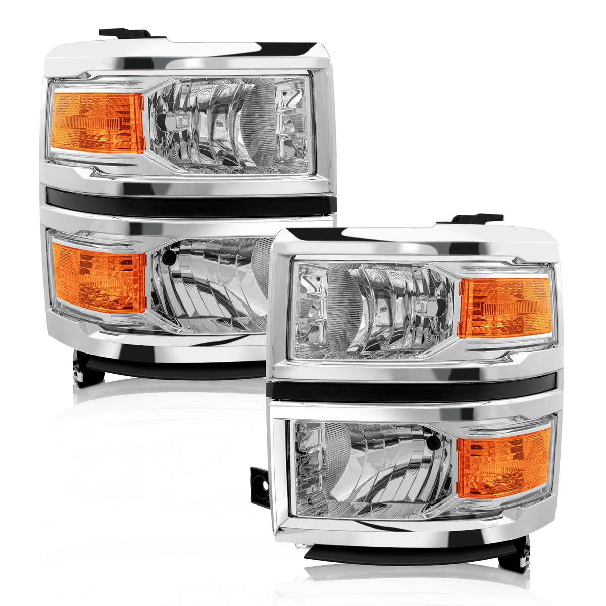 AXLAHA front view of headlight pair showing full replacement assembly and fit