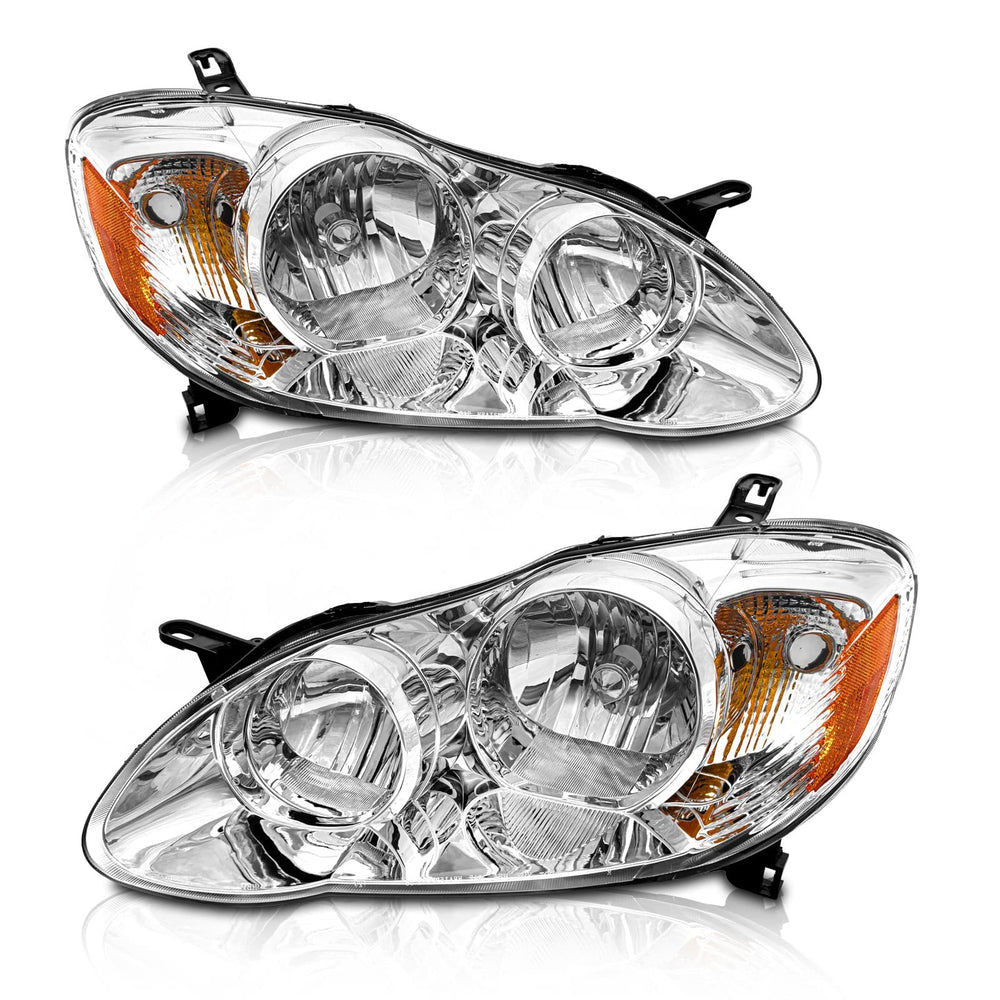 AXLAHA front view chrome headlights showing fit and restored appearance