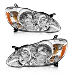 AXLAHA front view chrome headlights showing fit and restored appearance