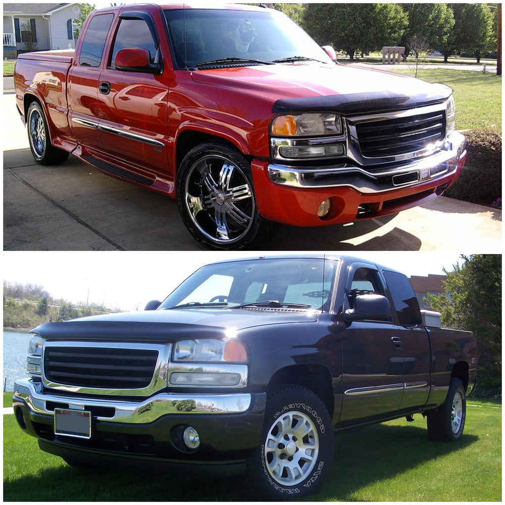 AXLAHA installed on GMC truck in daylight showing refreshed front-end look