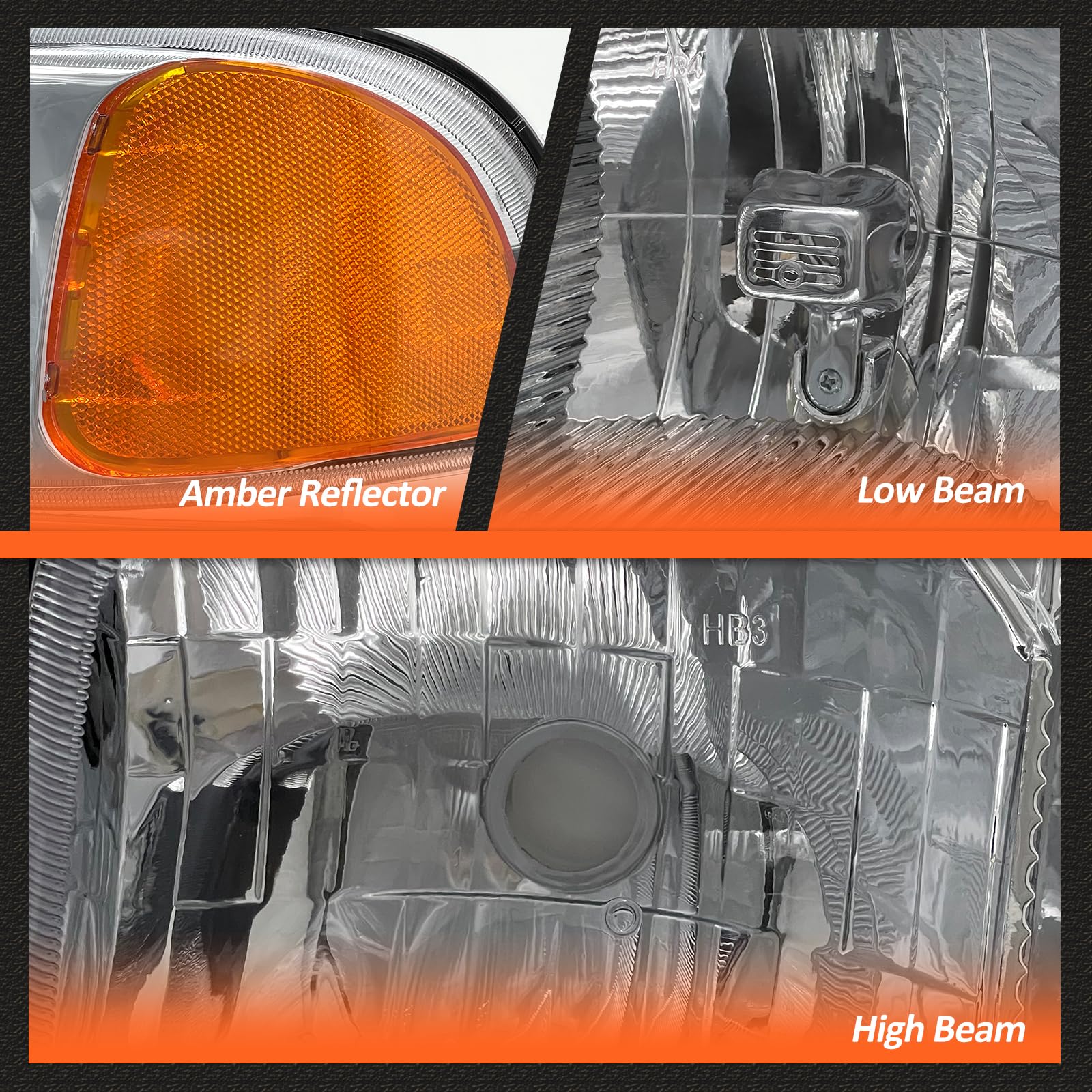 AXLAHA headlights illuminated at night showing improved road coverage
