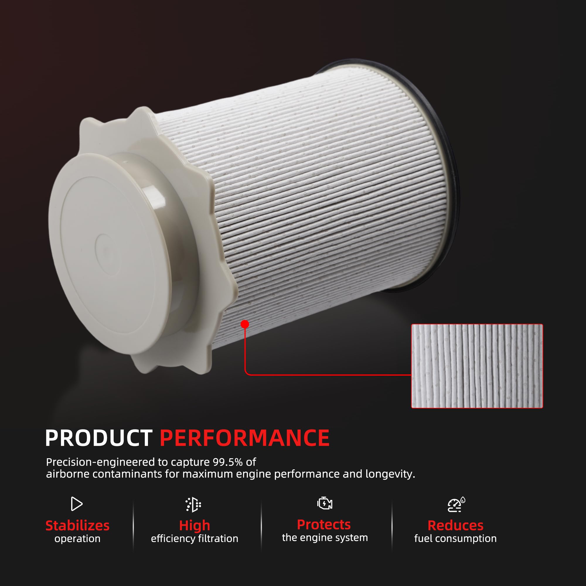 AxleyHub filter mounted on engine illustrating correct fitment and confidence