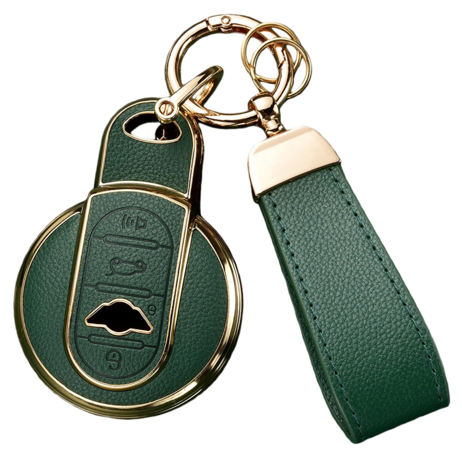 Axtrulix front view of key fob cover showing design and premium finish