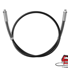 Axyuada front packaging showing 48-inch hose and ready-to-install convenience