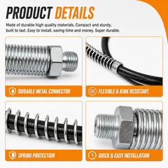 Axyuada hose bent around obstacle demonstrating kink-resistant flexibility benefit