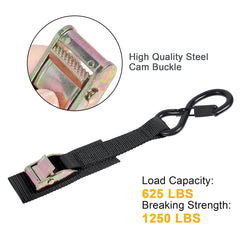 Ayaport cam buckle close-up showing spring-loaded release and secure gripping benefit