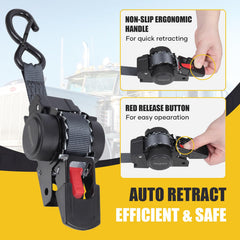 Ayaport close-up of ratchet mechanism showing sturdy handle and quick-release reliability