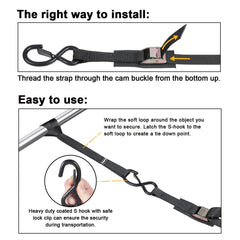 Ayaport coated S-hook detail with safety clip illustrating corrosion resistance and retention