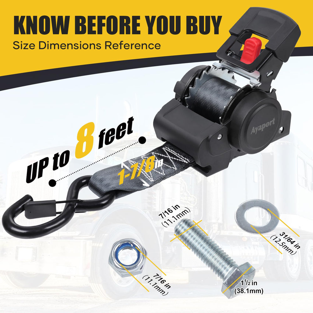 Ayaport mounted under trailer fender illustrating bolt‑on installation benefit