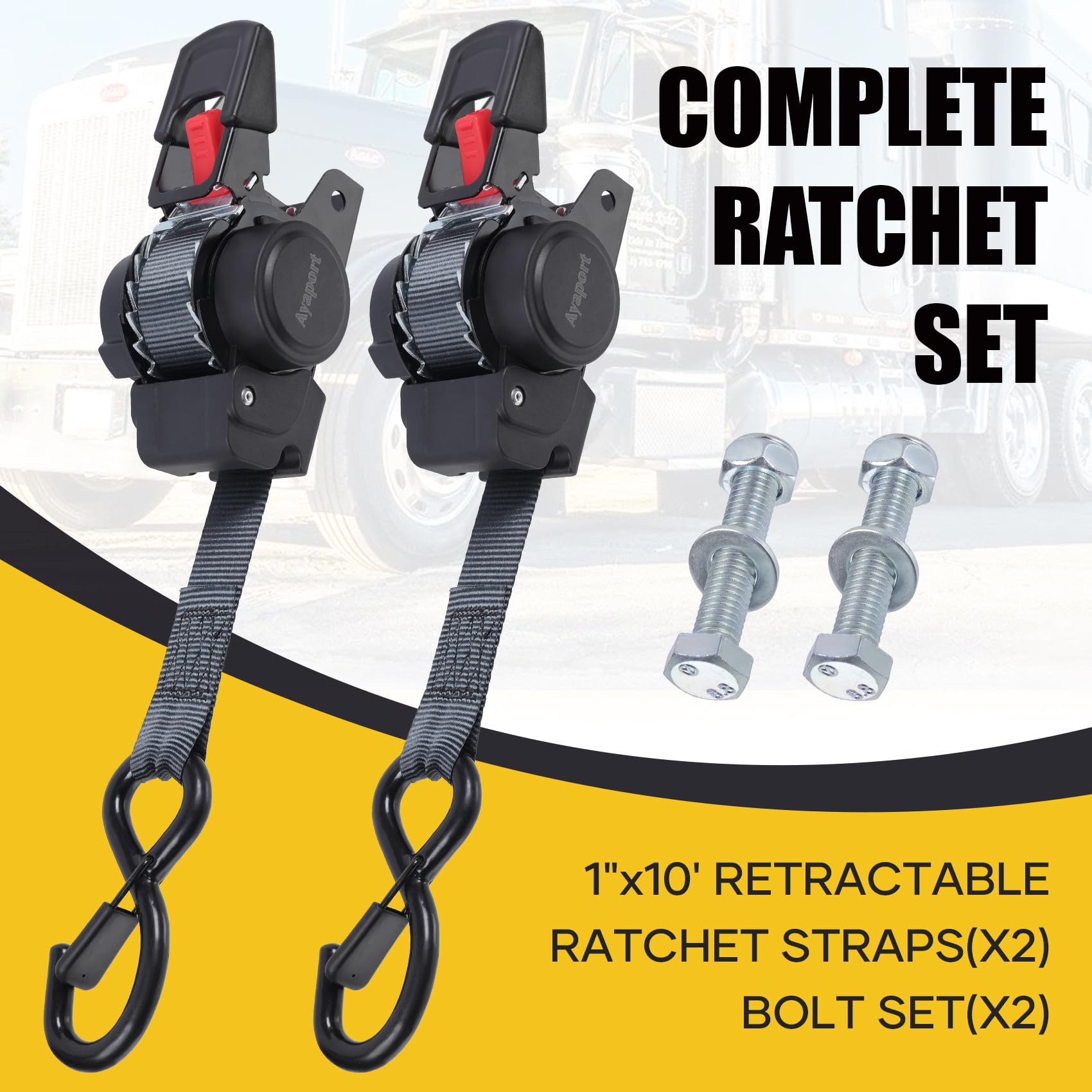 Ayaport securing jet ski on trailer showing stable tie-down and peace of mind