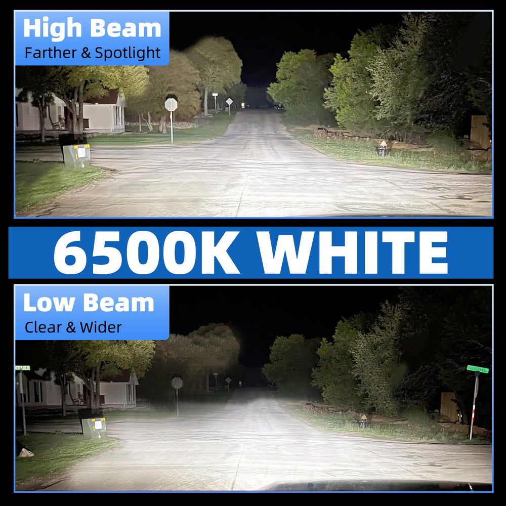 AYGZRUB beam pattern on road enhances nighttime visibility