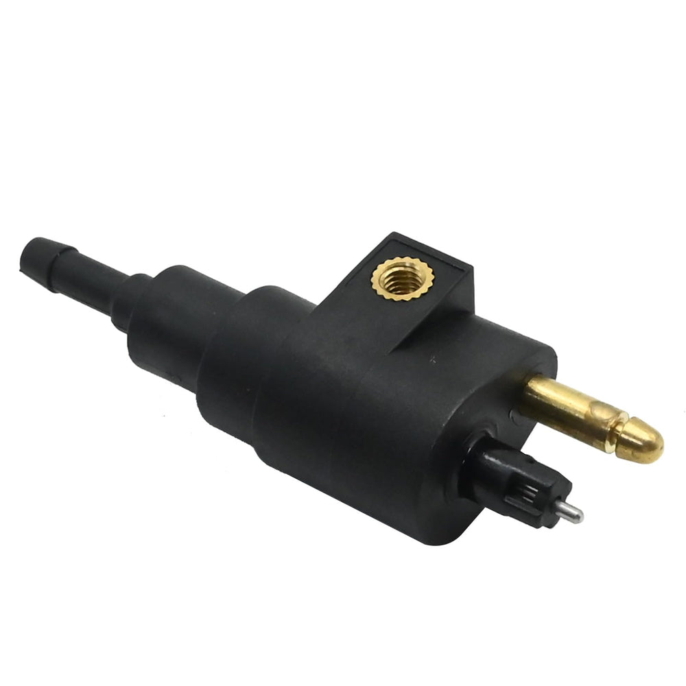 Aynaxcol connector with hose clamp showing correct scale and fitment