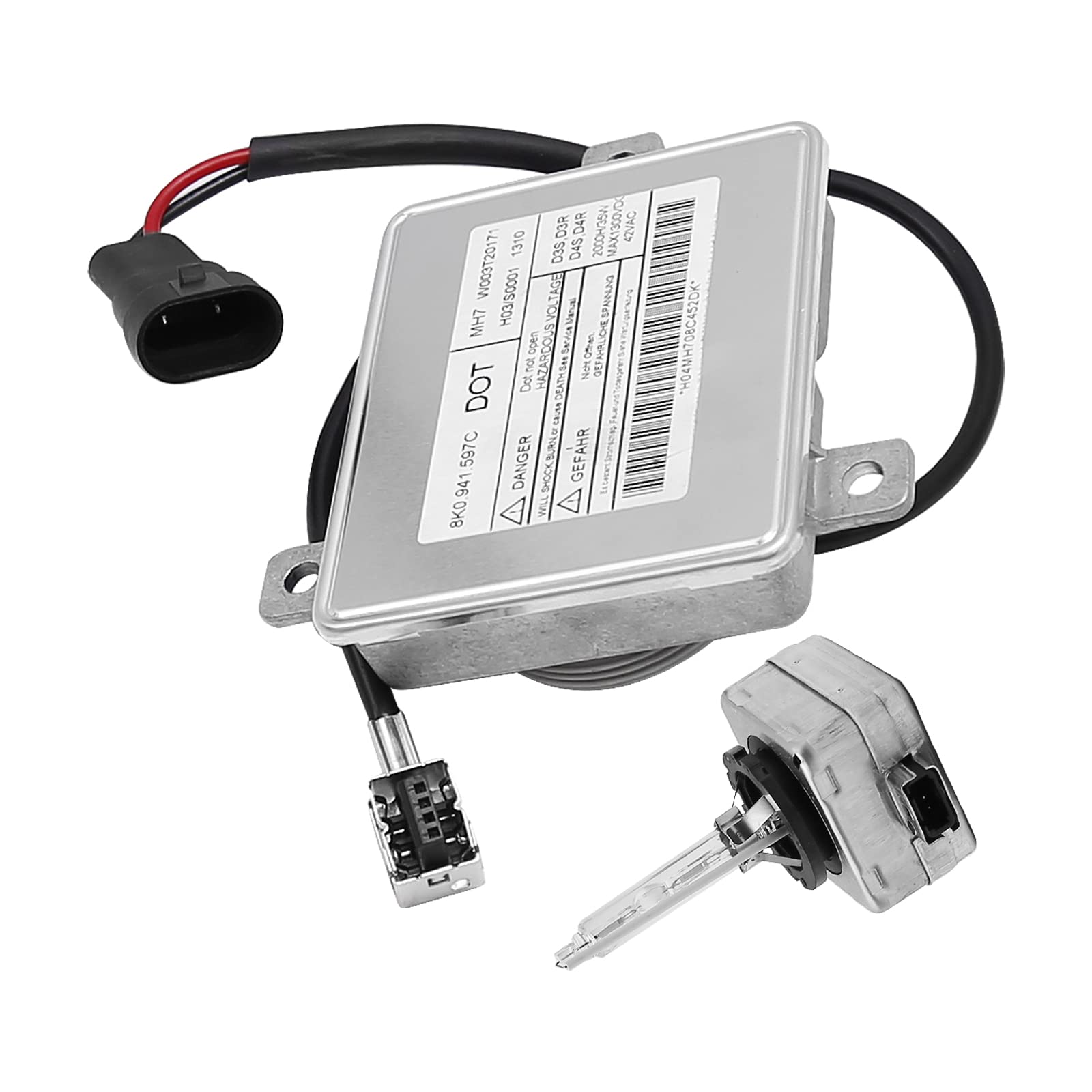Aynaxcol ballast installed in headlamp restoring proper HID function