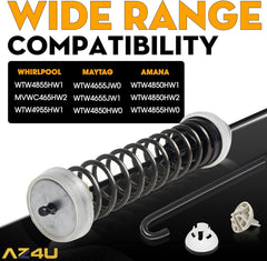 AZ4U rods installed in washer tub demonstrating reduced vibration