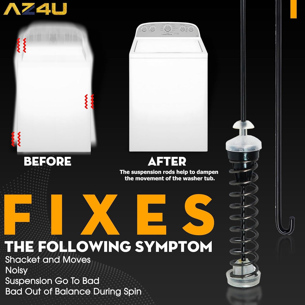 AZ4U rod end rubber detail highlighting shock absorption benefit