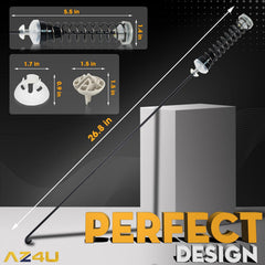 AZ4U close-up of steel rod surface and construction improving durability