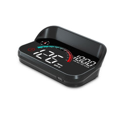 AZIJYV front view on dash showing clear speed display and safer viewing