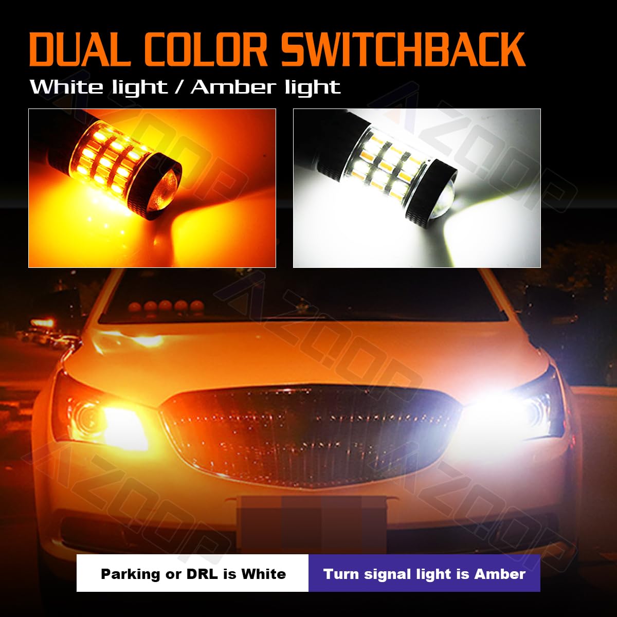AZQOP 194 bulb detail for license plate light offering crisp white output