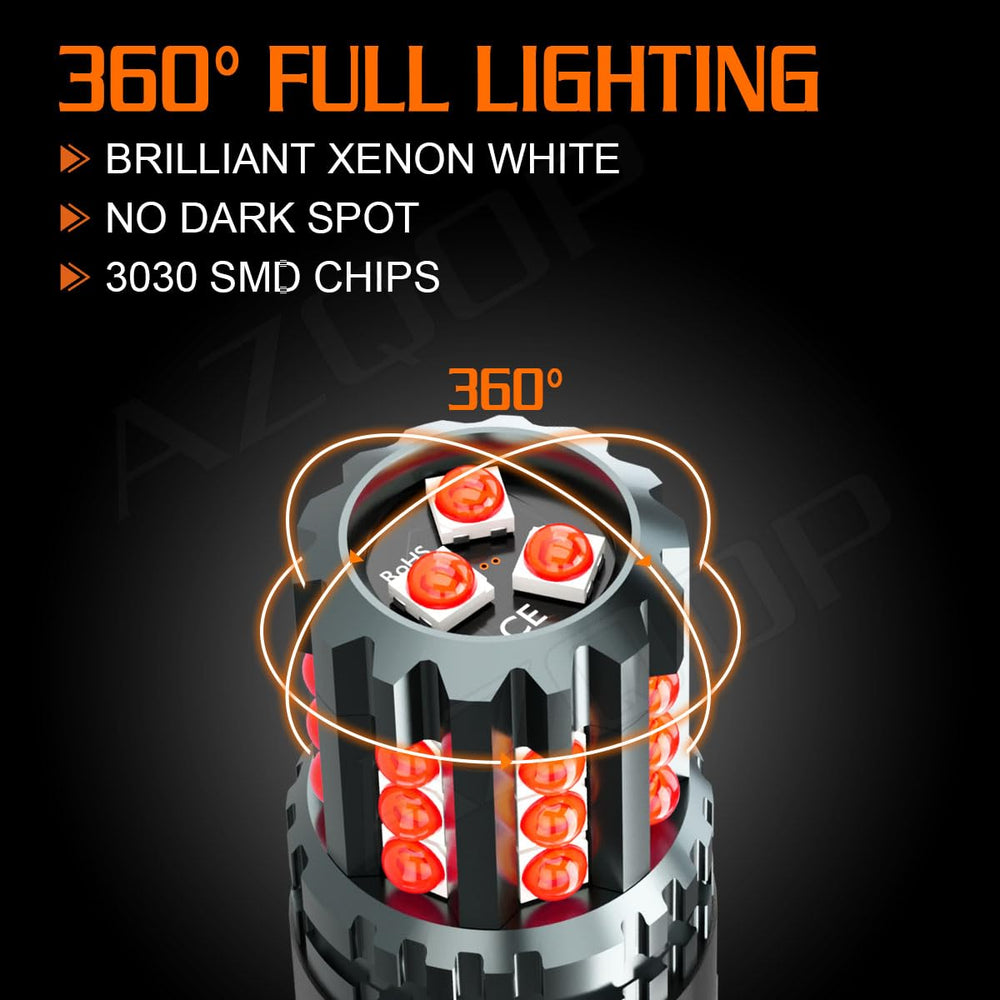 AZQOP aluminum housing heat-sink detail for longer bulb life