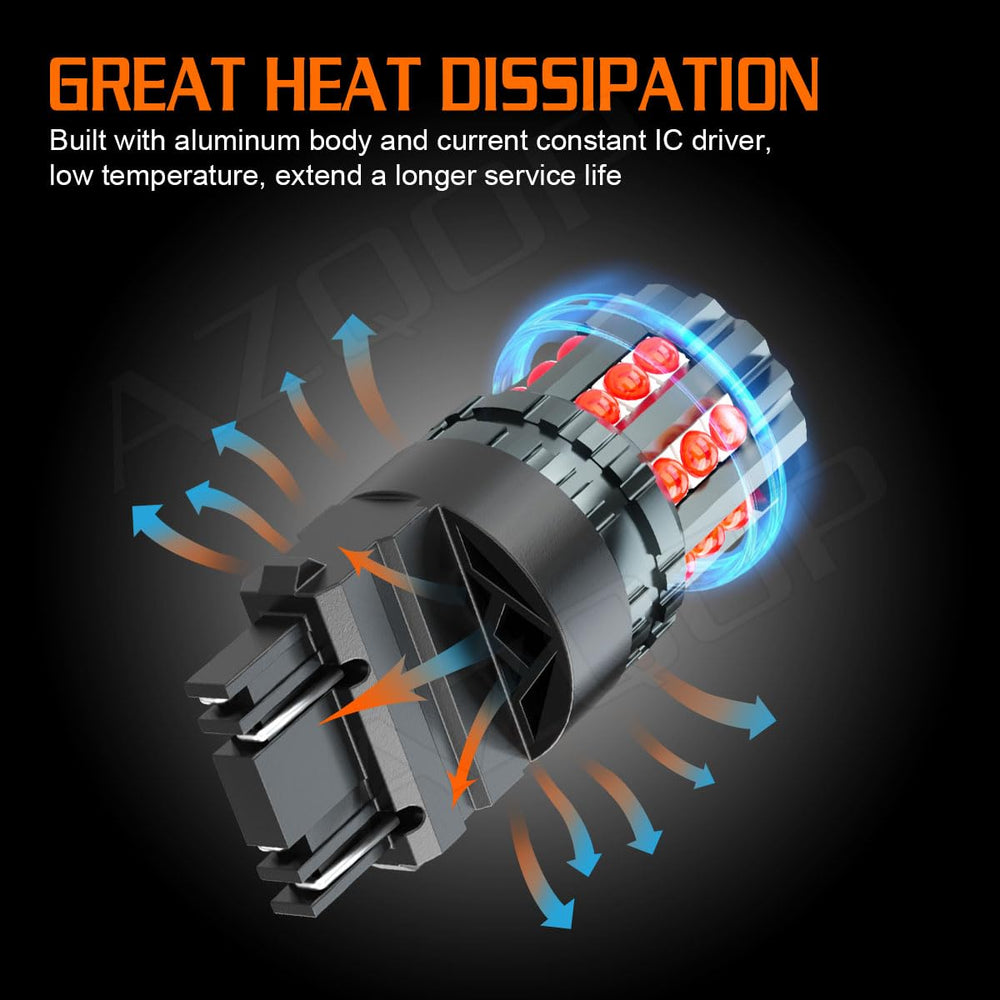 AZQOP bulb base seated in 3157 socket illustrating correct fitment