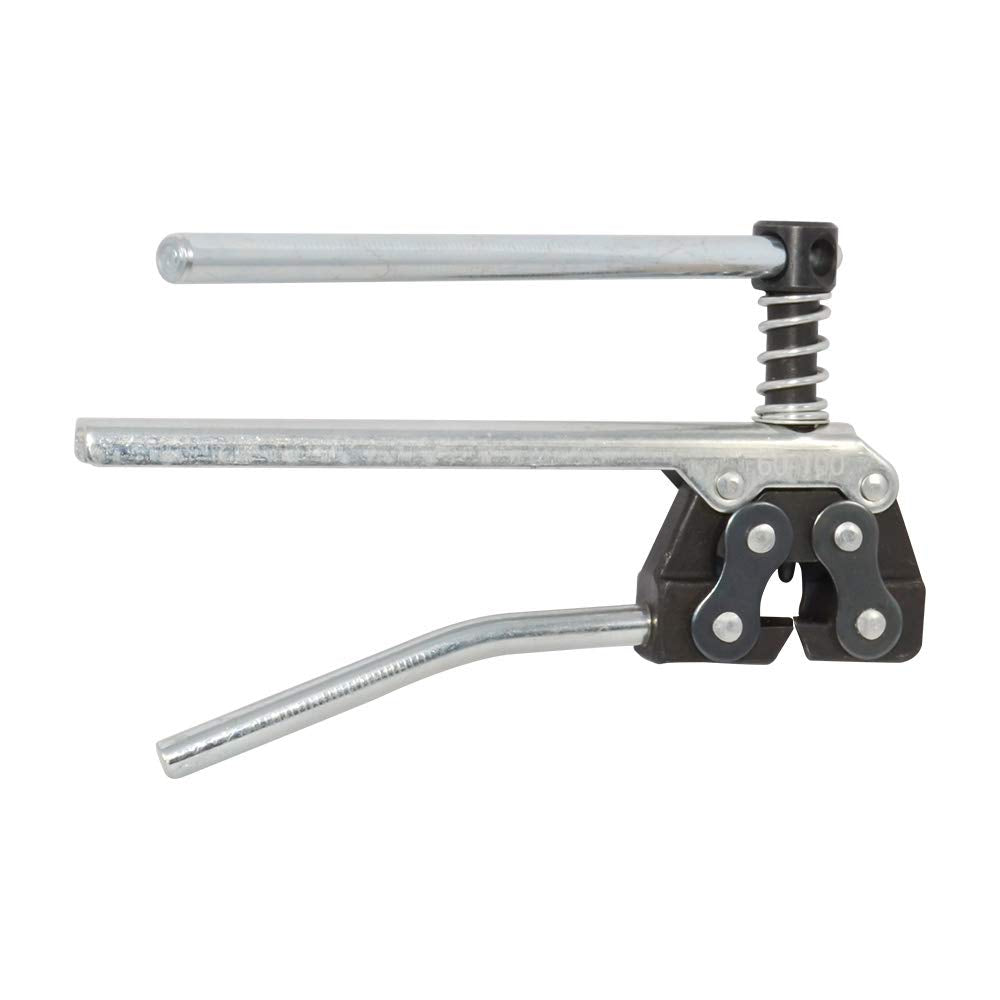 AZSSMUK close-up of the holder jaws demonstrating secure chain alignment benefit