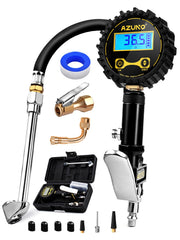 AZUNO front view showing compact inflator and ergonomic grip for easy handling