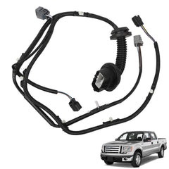 B.ZSSY front view of rear left harness showing fitment and easy replacement benefit
