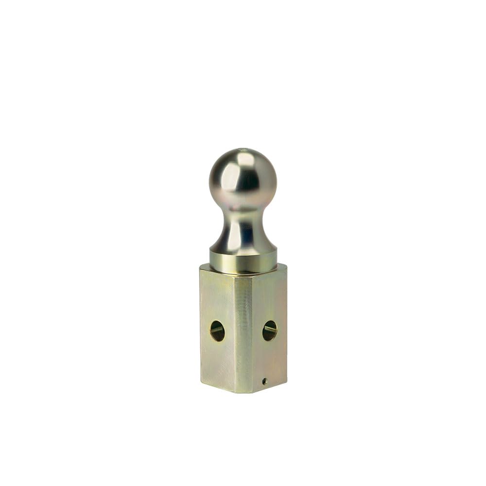 B&W Turnoverball front view showing ball and shank for reliable towing