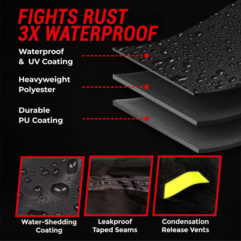 Badass Moto reflective strips visible at night improving safety and visibility