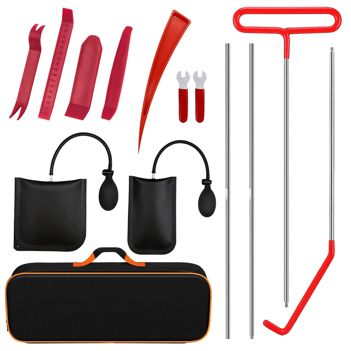 BAIBOSHI front view of tool set showing compact, durable design and quick access