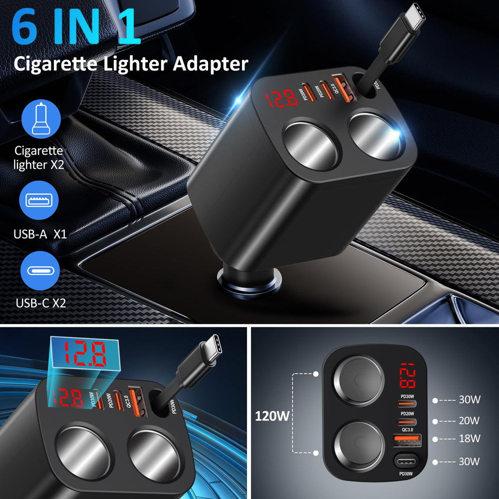 Bangfun closeup of LED voltmeter displaying battery voltage for safety