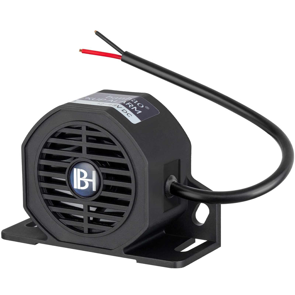banhao front view backup alarm showing compact design and loud output